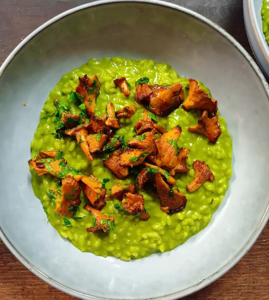 Risotto crémeux aux girolles